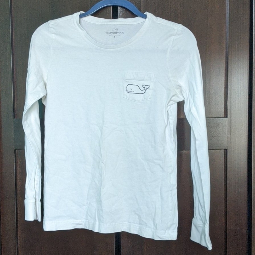 Vineyard Vines Long Sleeve Pocket Logo Shirt